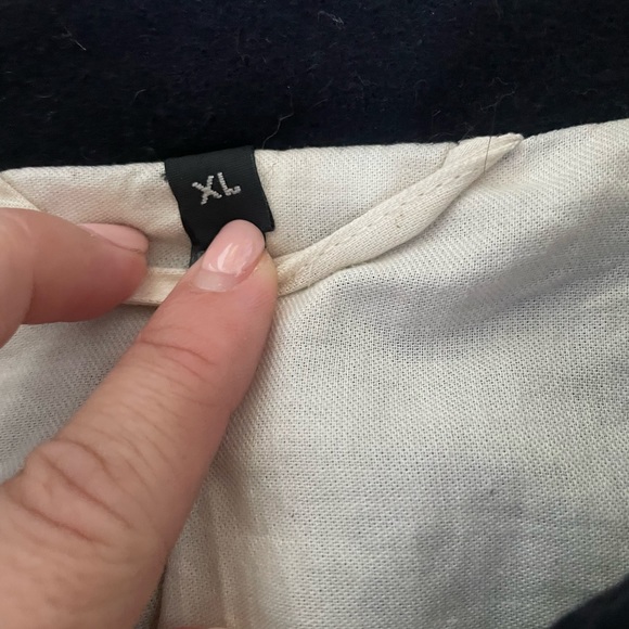 Men’s muji wool pea coat XL - Picture 2 of 2